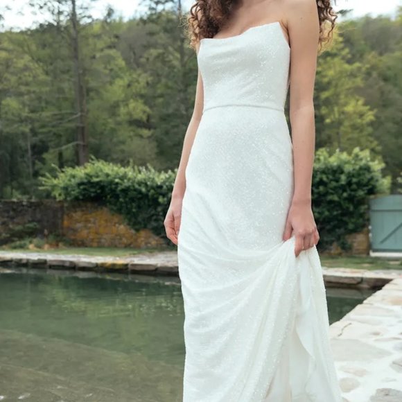 Jenny Yoo Opal sparkly bridal gown - NWT - Picture 1 of 8